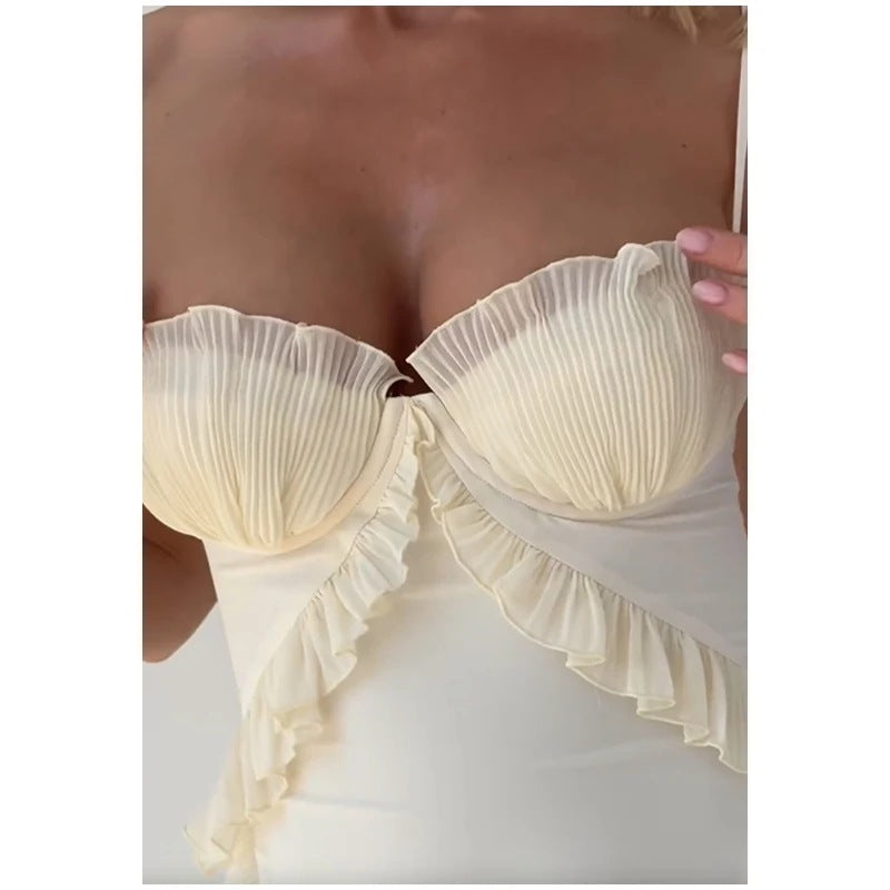 VESTITO LUNGO MOTIVI PLISSE'