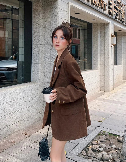 BLAZER IN VELLUTO