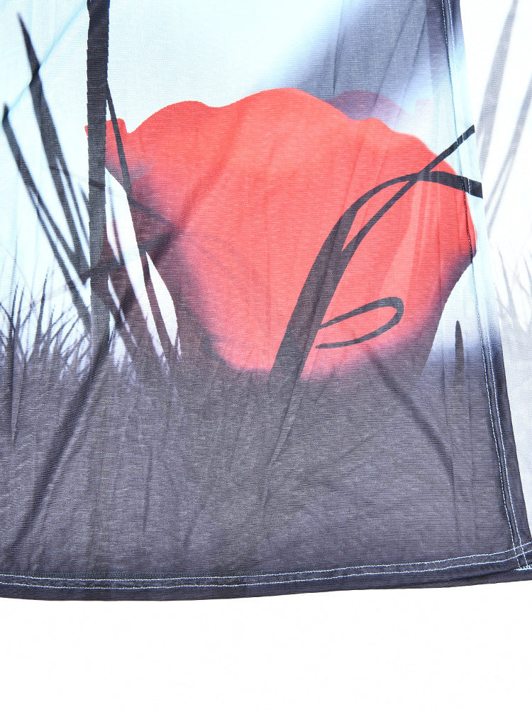 VESTITO TULLE FLOREALE