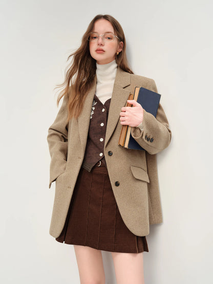 BLAZER COAT IN LANA
