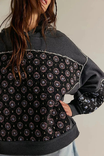 MAXI FELPA COMBINATA PATCHWORK