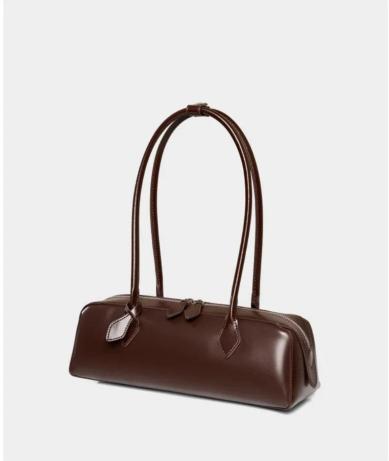 BORSA BAGUETTE IN VERA PELLE