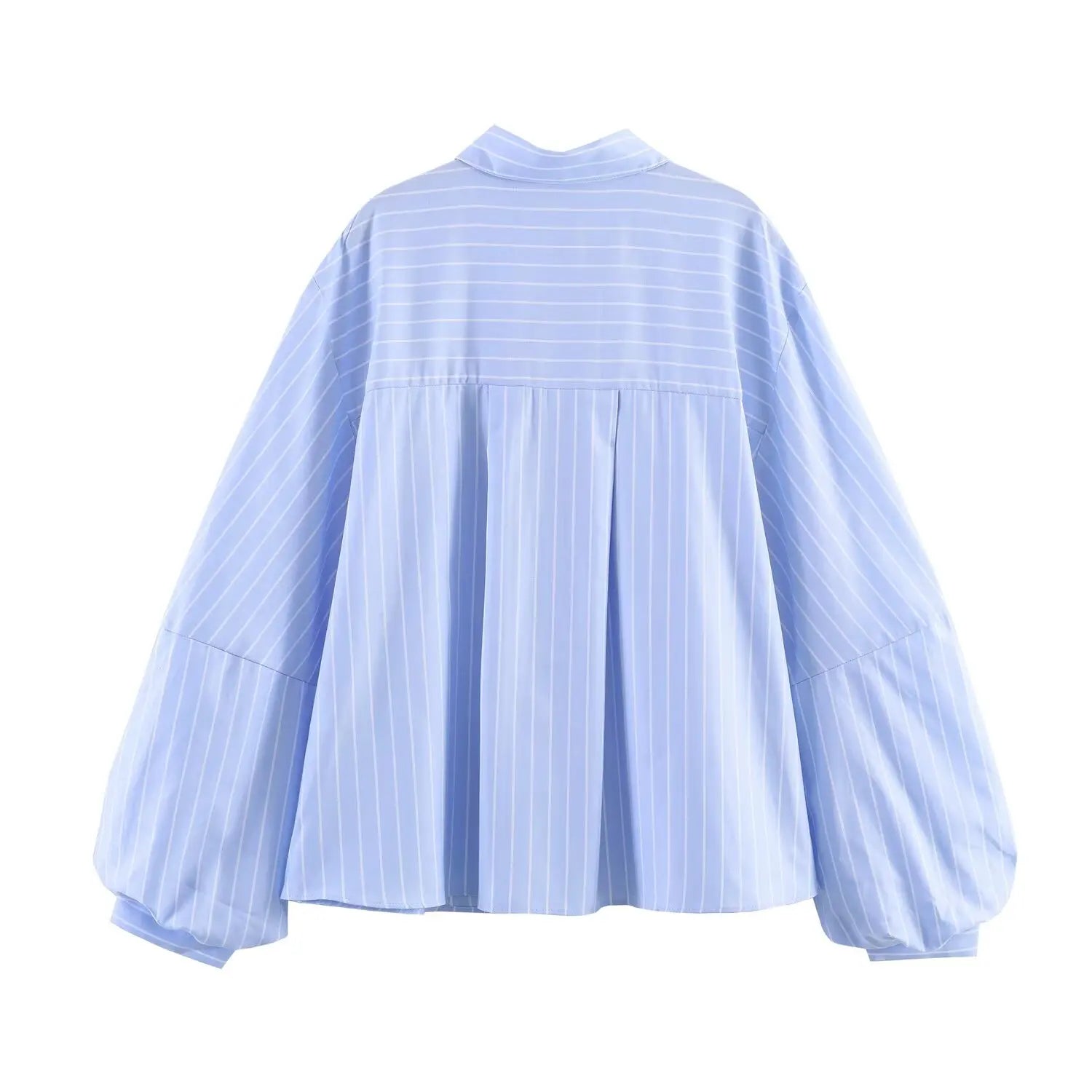 CAMICIA A RIGHE MANICHE BALLOON