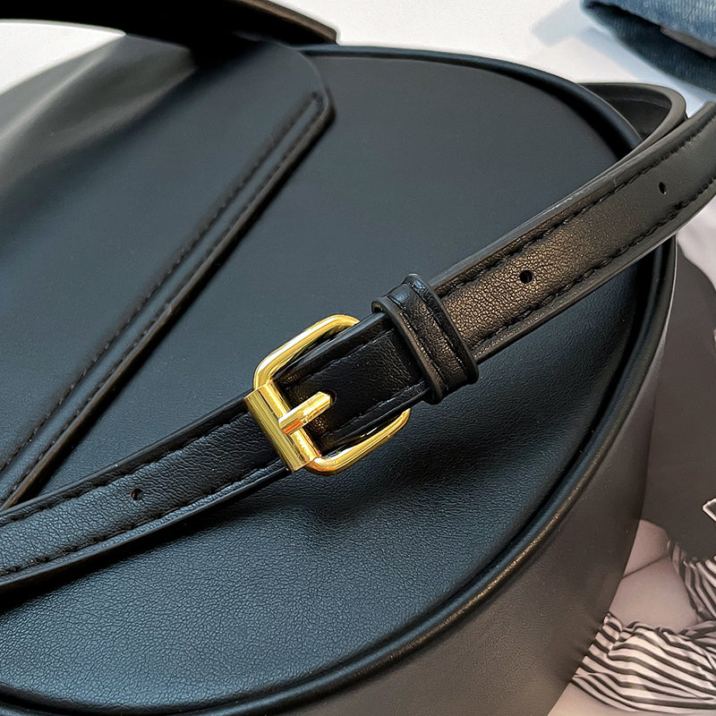 BORSA A TRACOLLA CON BOTTONE ORO