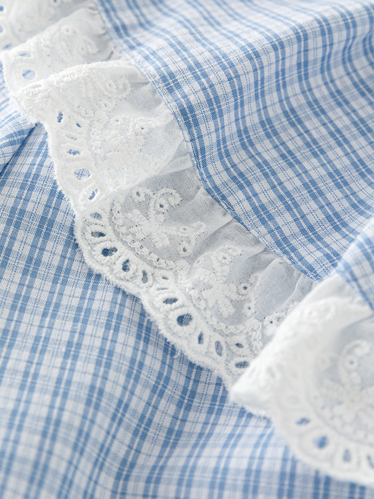 CAMICIA A SCACCHI COLLETTO