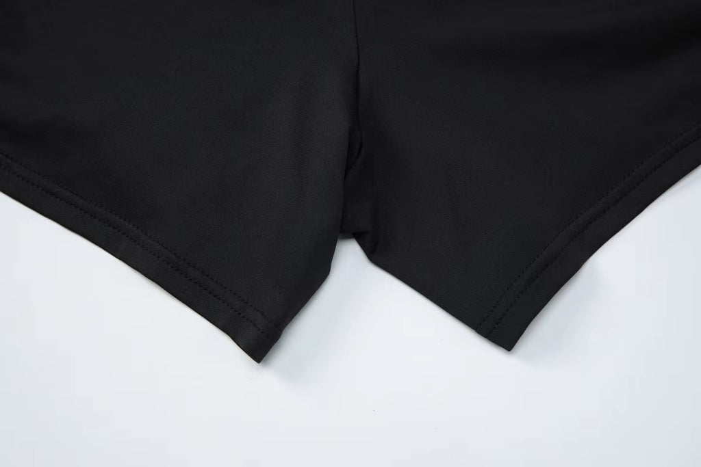 VESTITO A POIS NERO