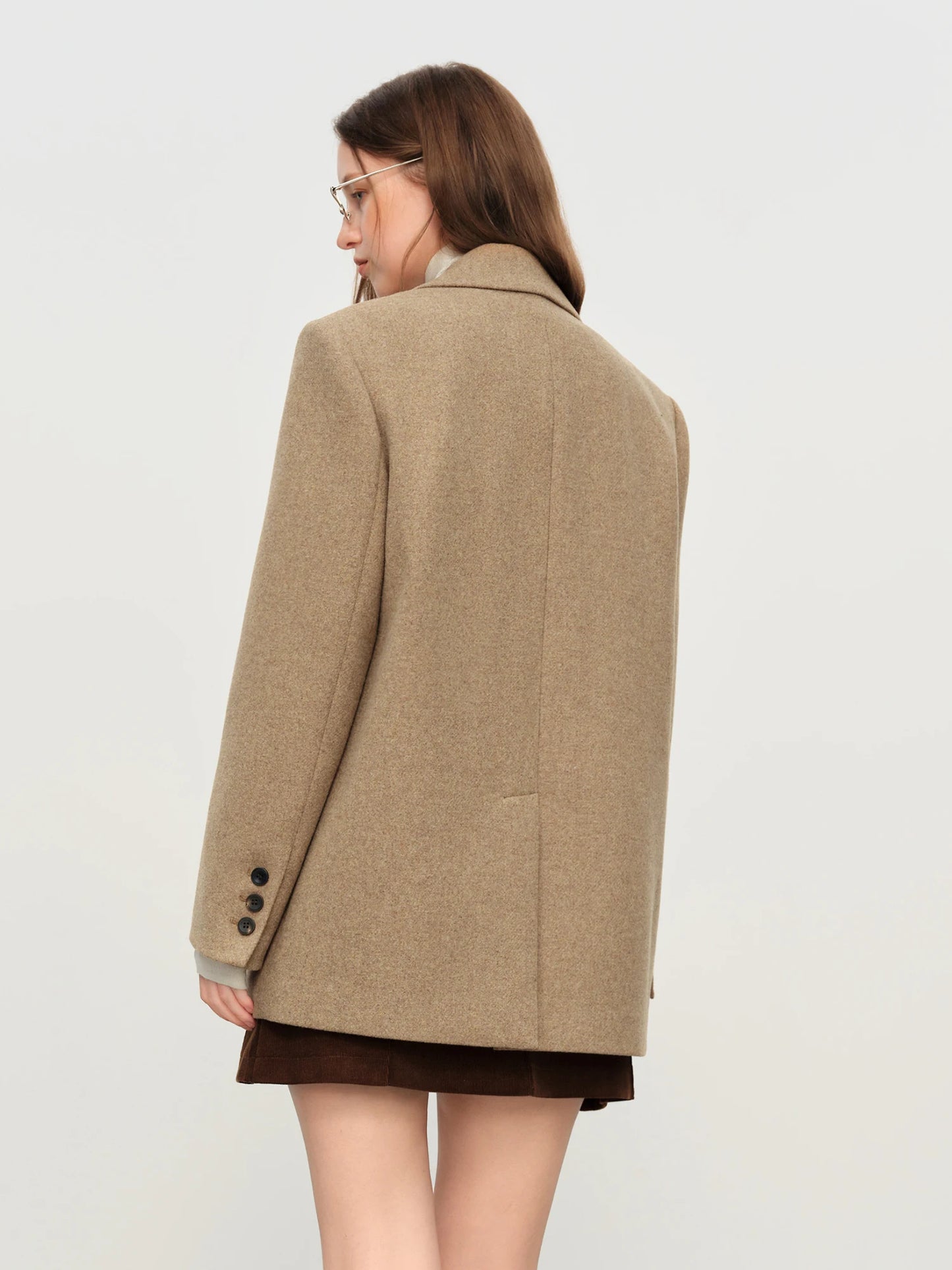 BLAZER COAT IN LANA