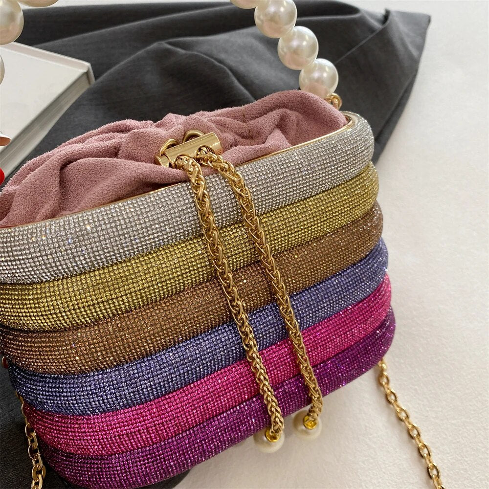 BORSA LUXURY CON PERLE