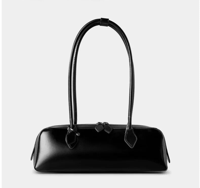 BORSA BAGUETTE IN VERA PELLE