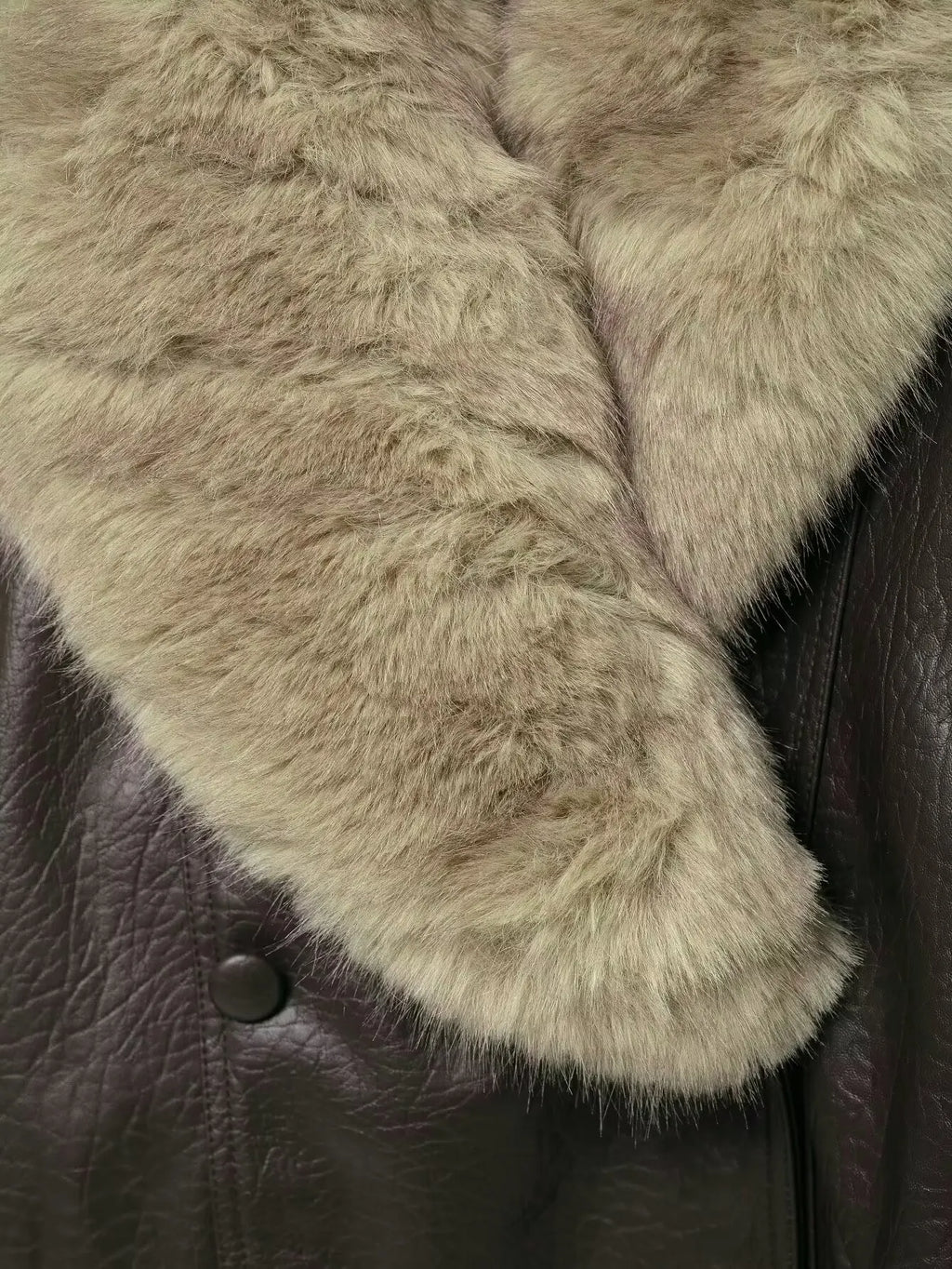 BOMBER IN ECOPELLE COLLO IN PELLICCIA