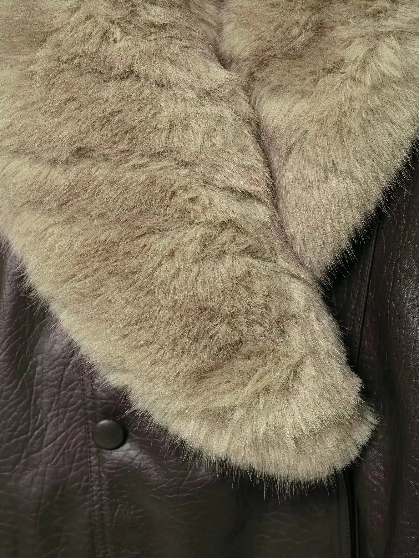 BOMBER IN ECOPELLE COLLO IN PELLICCIA