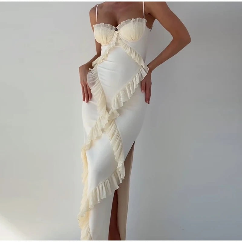 VESTITO LUNGO MOTIVI PLISSE'