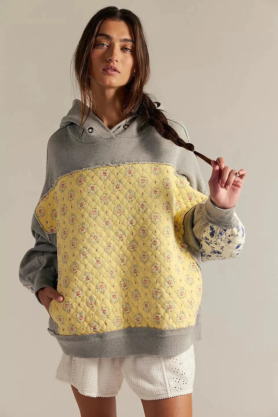 MAXI FELPA COMBINATA PATCHWORK