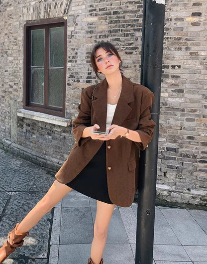 BLAZER IN VELLUTO
