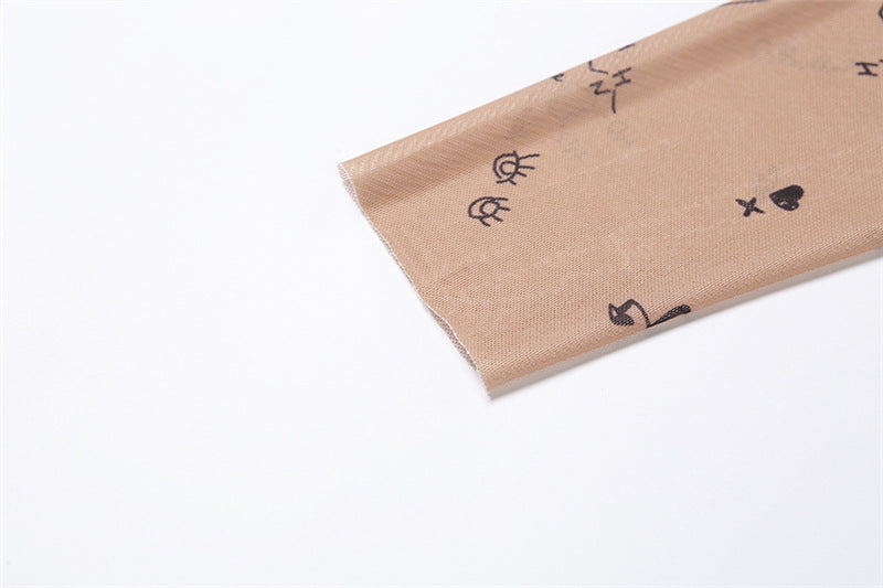 BODY IN TULLE STAMPATO