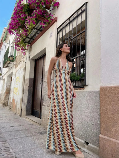 VESTITO EFFETTO UNCINETTO