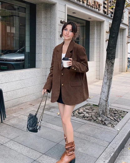 BLAZER IN VELLUTO