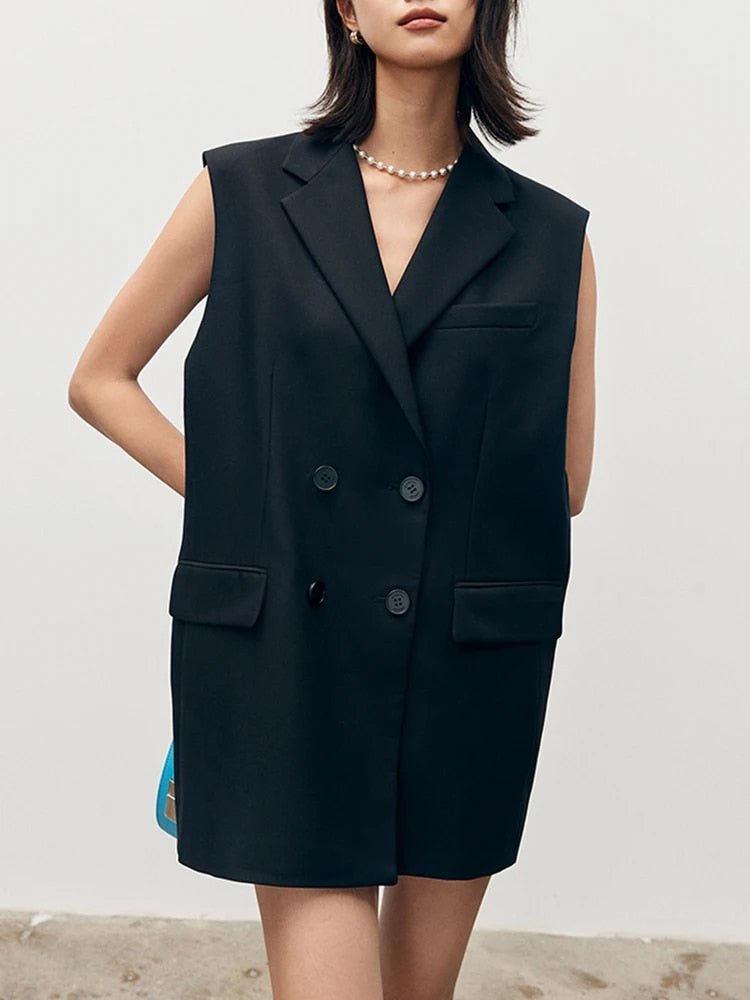 VESTITO CORTO GILET ELEGANTE