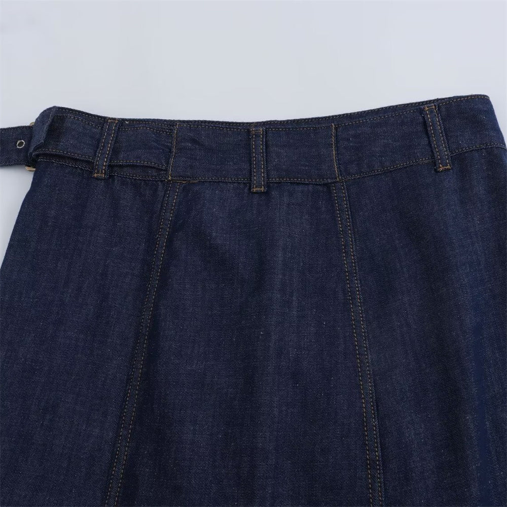 GONNA LUNGA IN DENIM