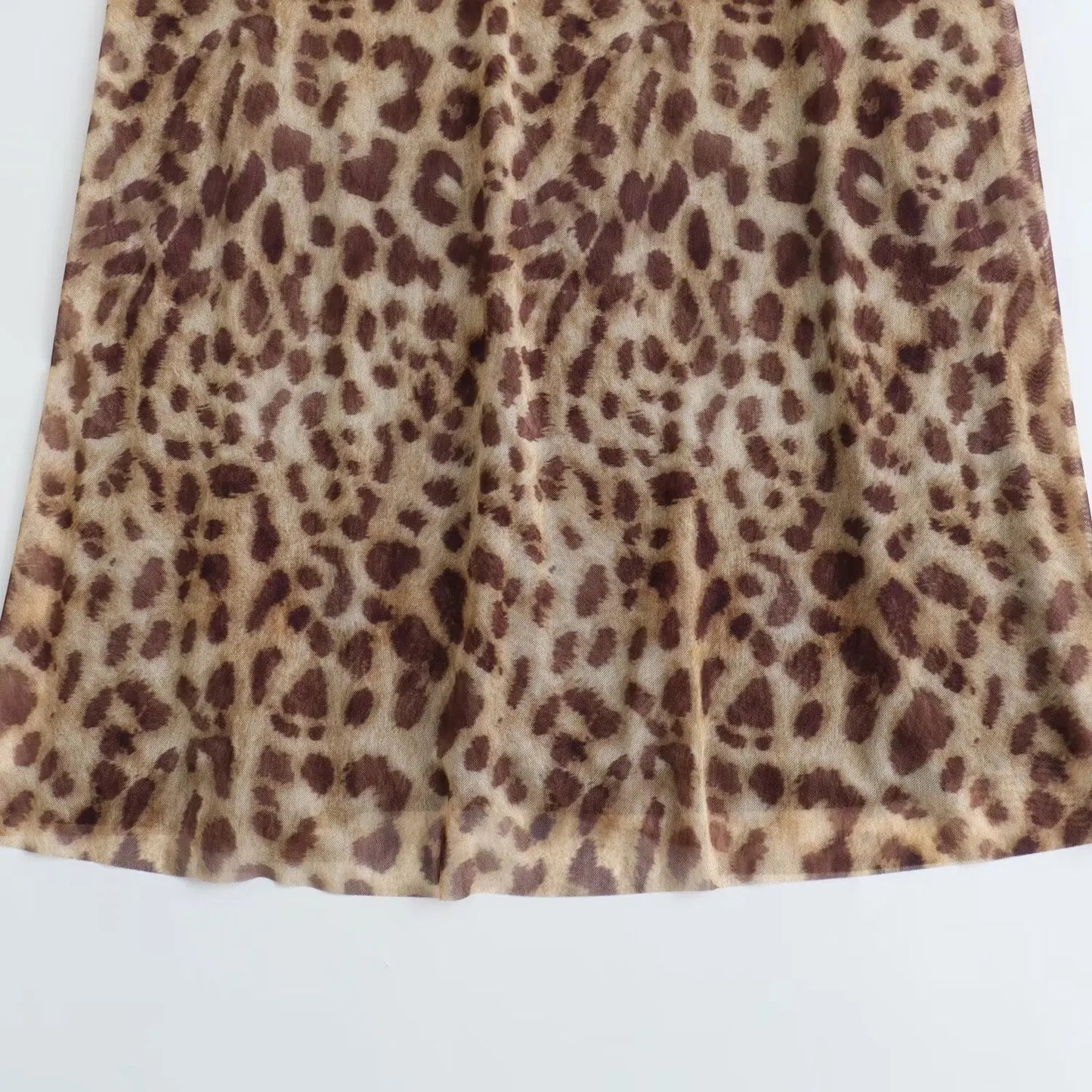 VESTITO TULLE ANIMALIER