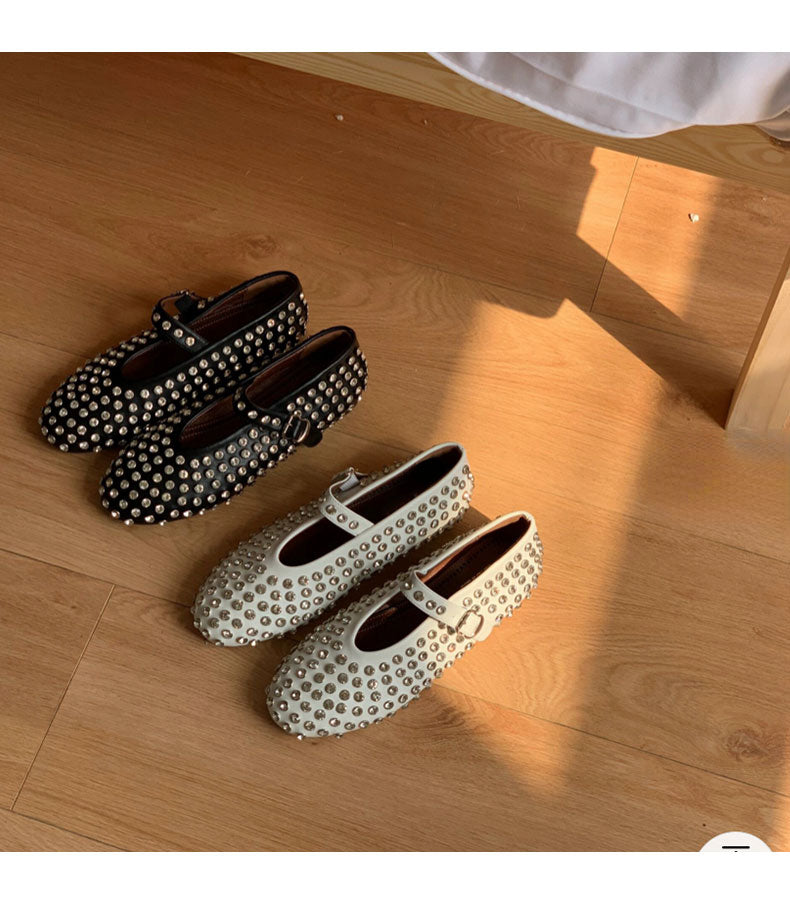 DIAMONDS STUDDED BALLERINAS