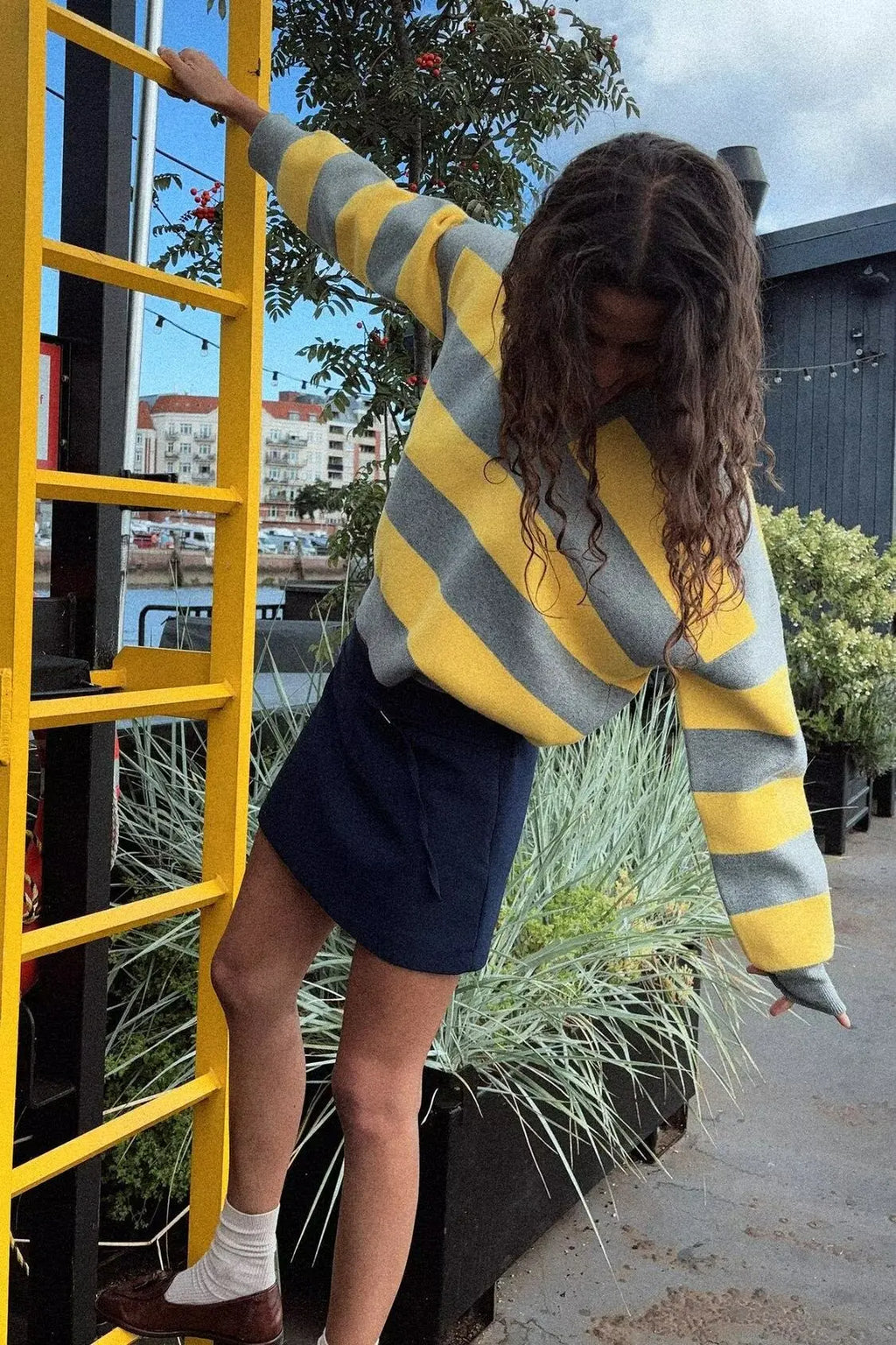 POLO MANICHE LUNGHE A RIGHE