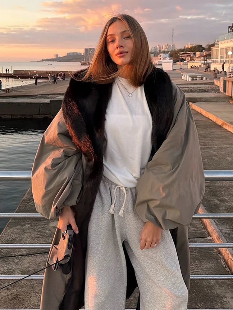 IMPERMEABILE CON INTERNO IN PELLICCIA