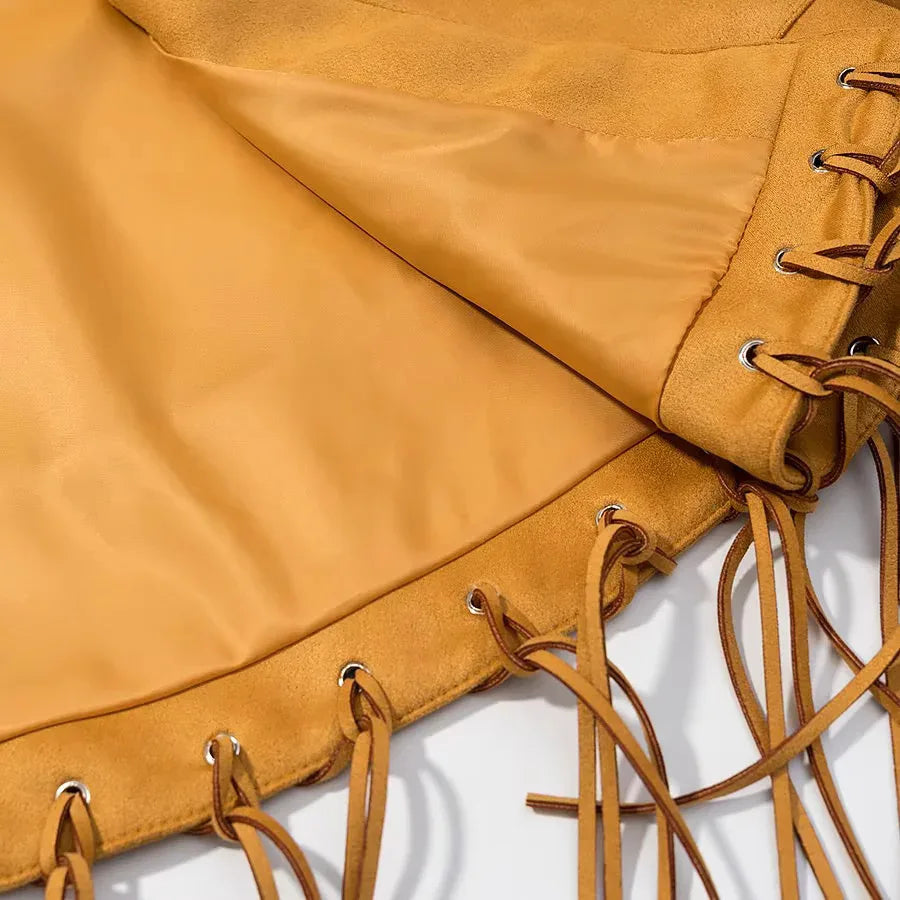 MANTELLA SCAMOSCIATA CON FRANGE