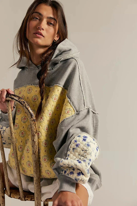 MAXI FELPA COMBINATA PATCHWORK