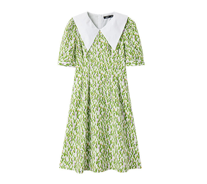 VESTITO CACTUS CON COLLETTO