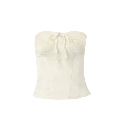 TOP CORSETTO SATINATO