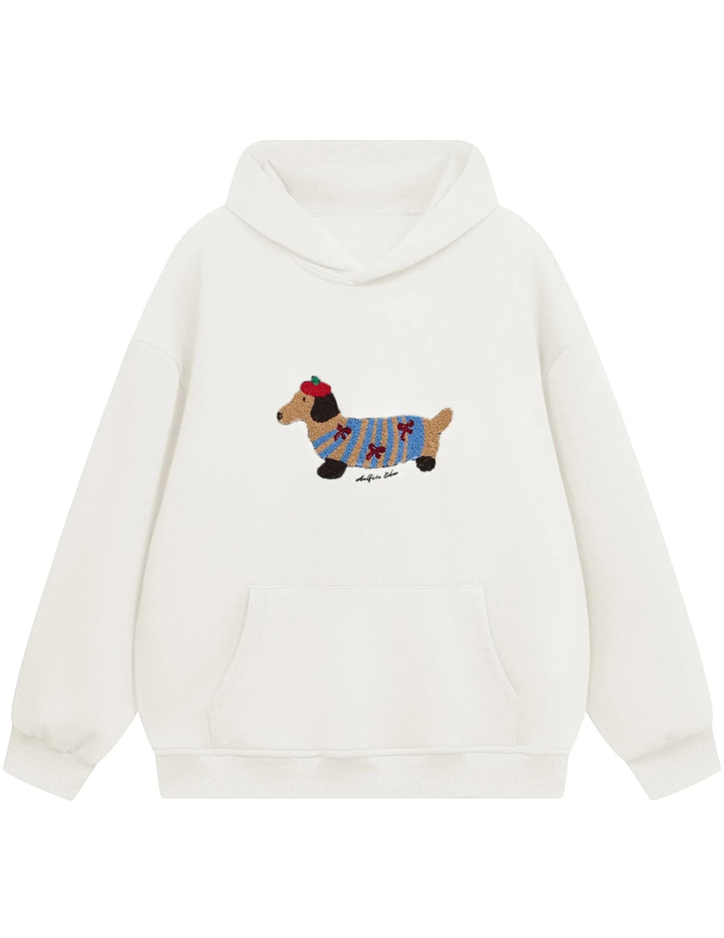 FELPA CON CAPPUCCIO BASSOTTO