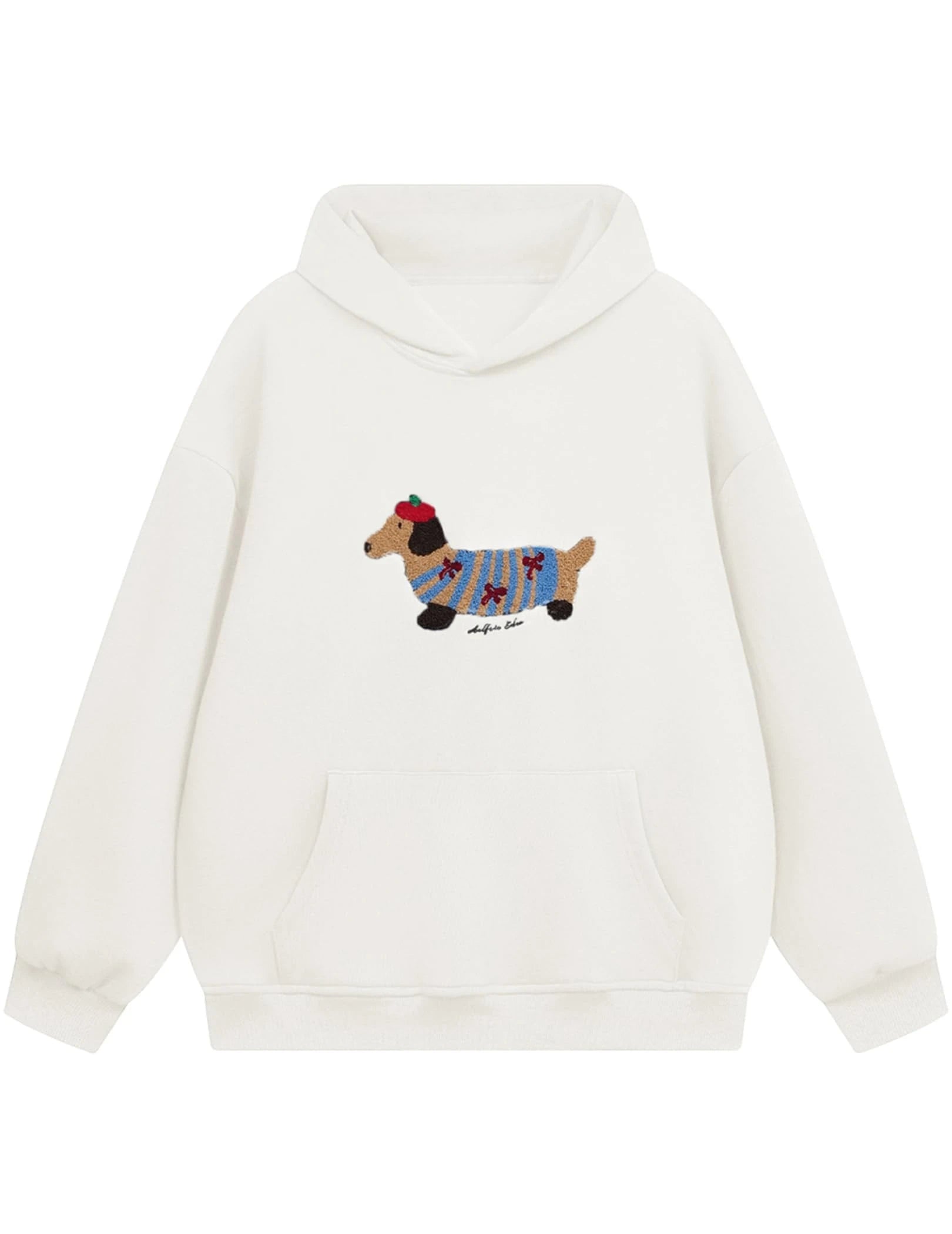 FELPA CON CAPPUCCIO BASSOTTO