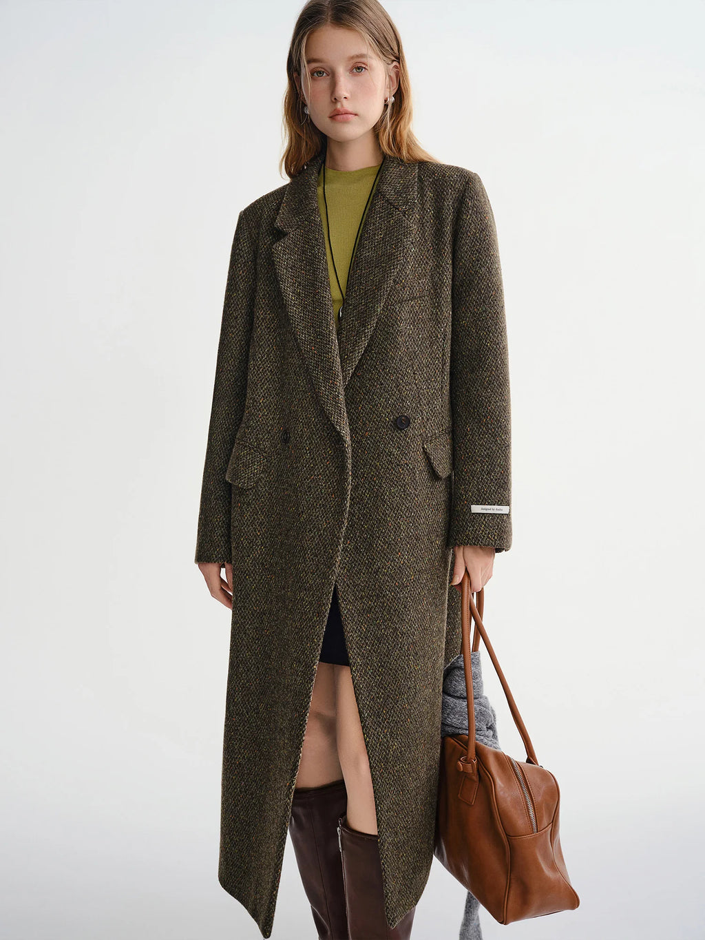 CAPPOTTO LUNGO IN TWEED