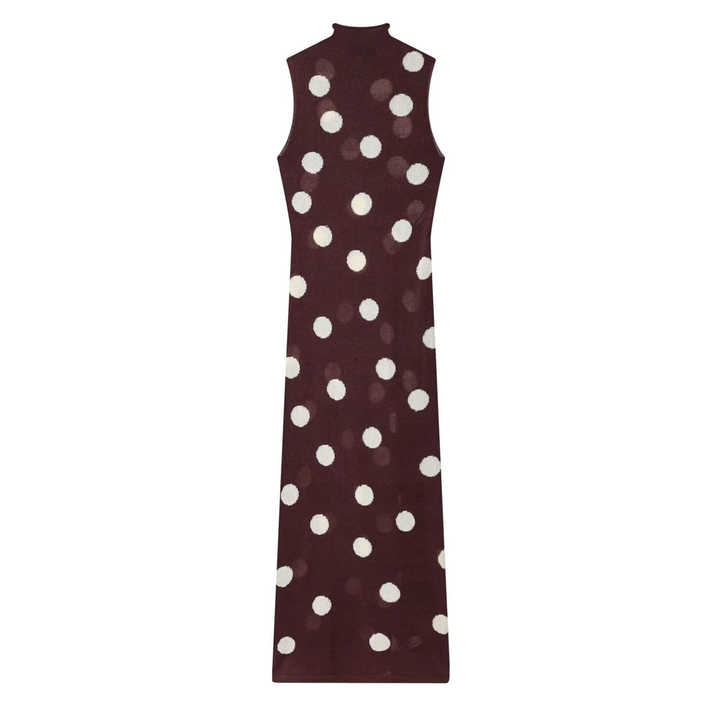 VESTITO IN MAGLIA A POIS
