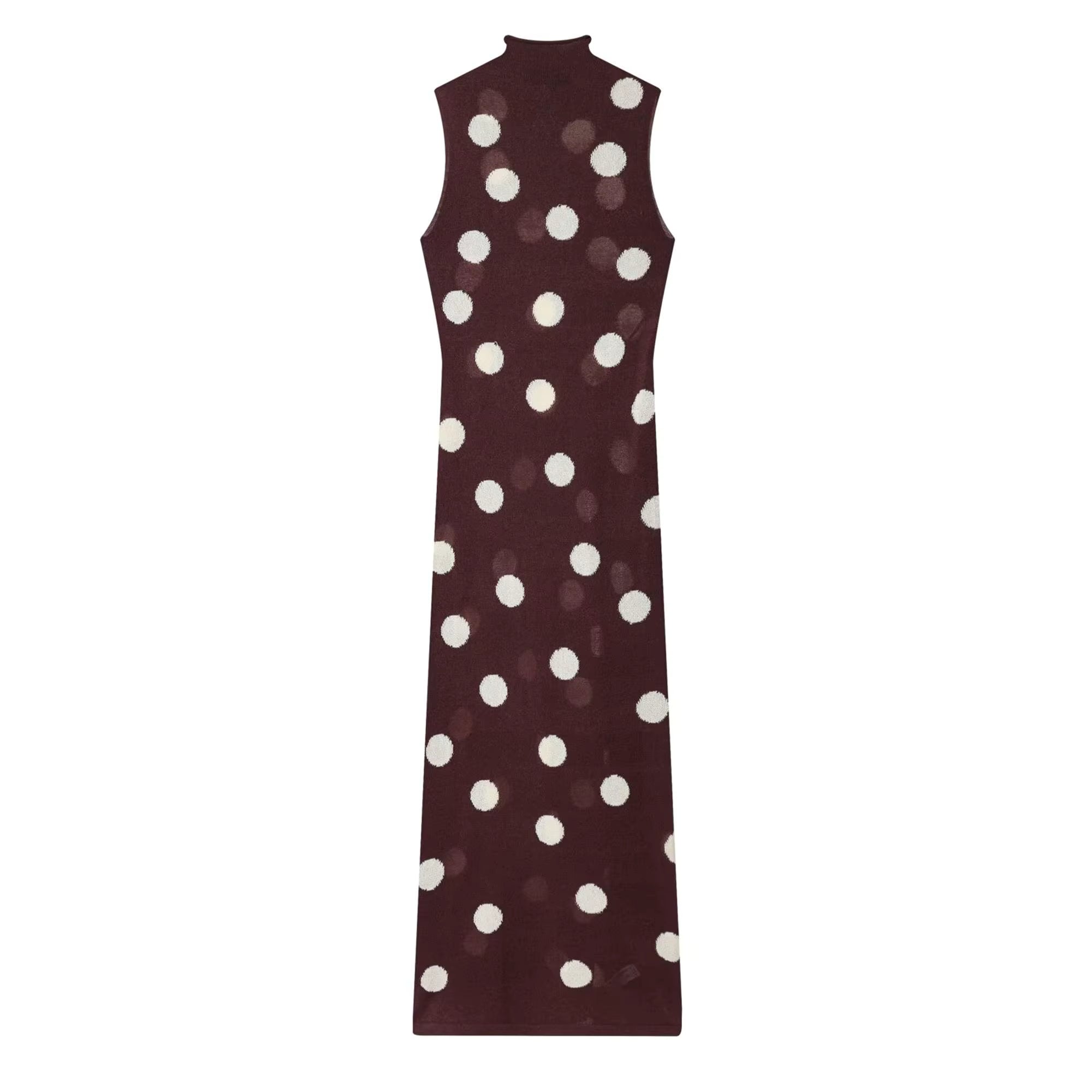 VESTITO IN MAGLIA A POIS