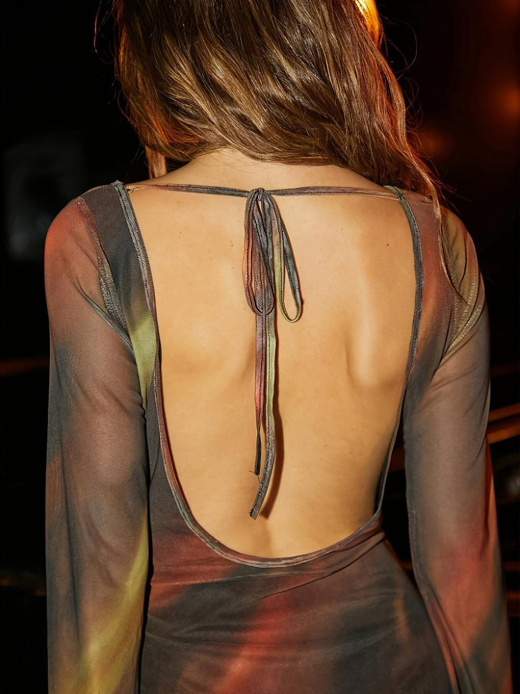 VESTITO CORTO TULLE STAMPATO