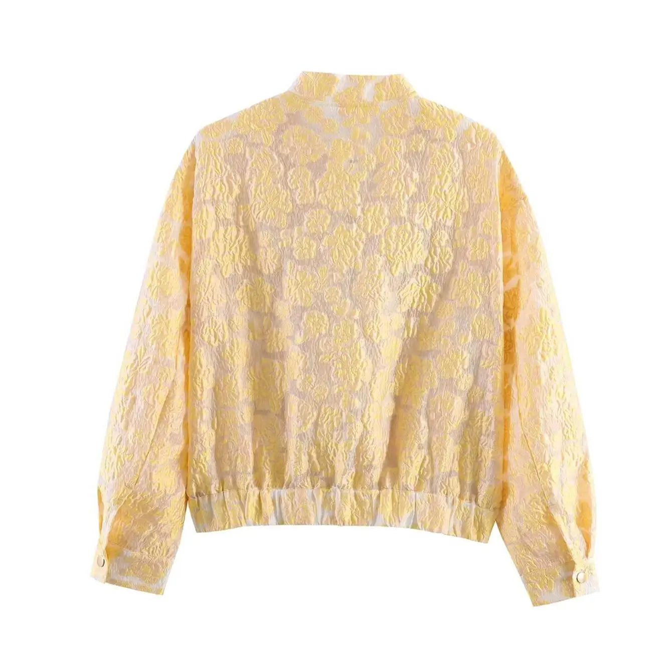 BOMBER JACQUARD FLOREALE