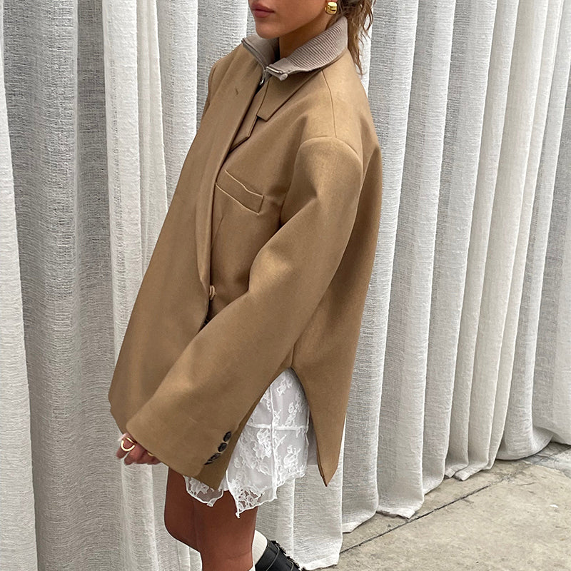 BLAZER OVER ASIMMETRICO