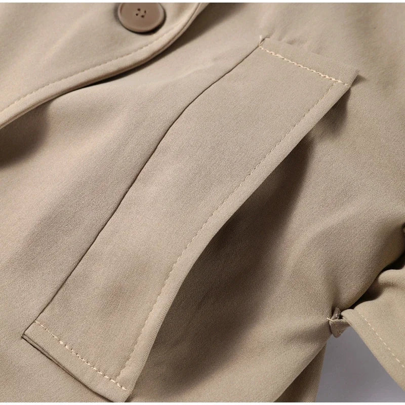 TRENCH CORTO OVERSIZE