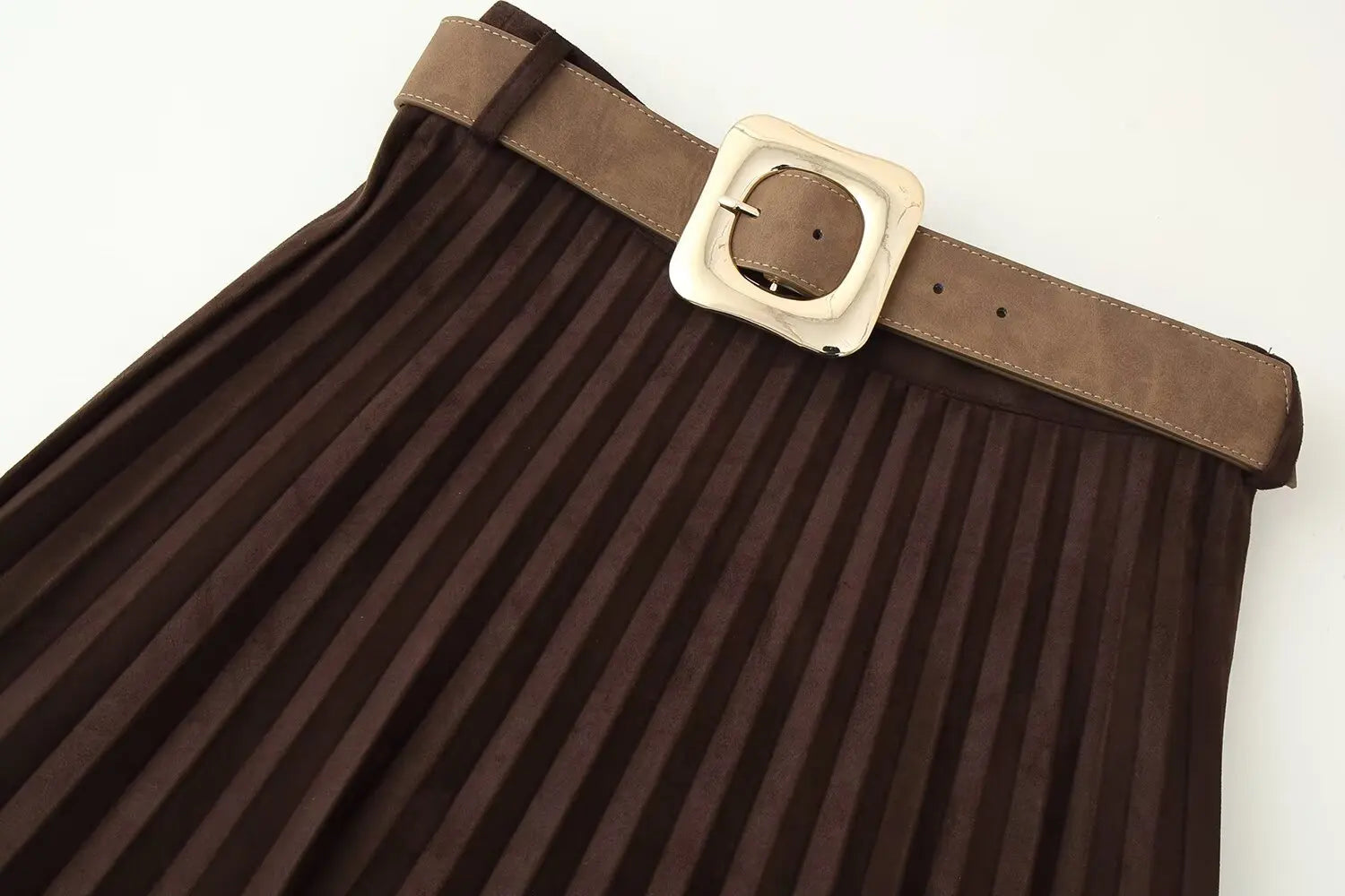 GONNA PLISSE' SCAMOSCIATA