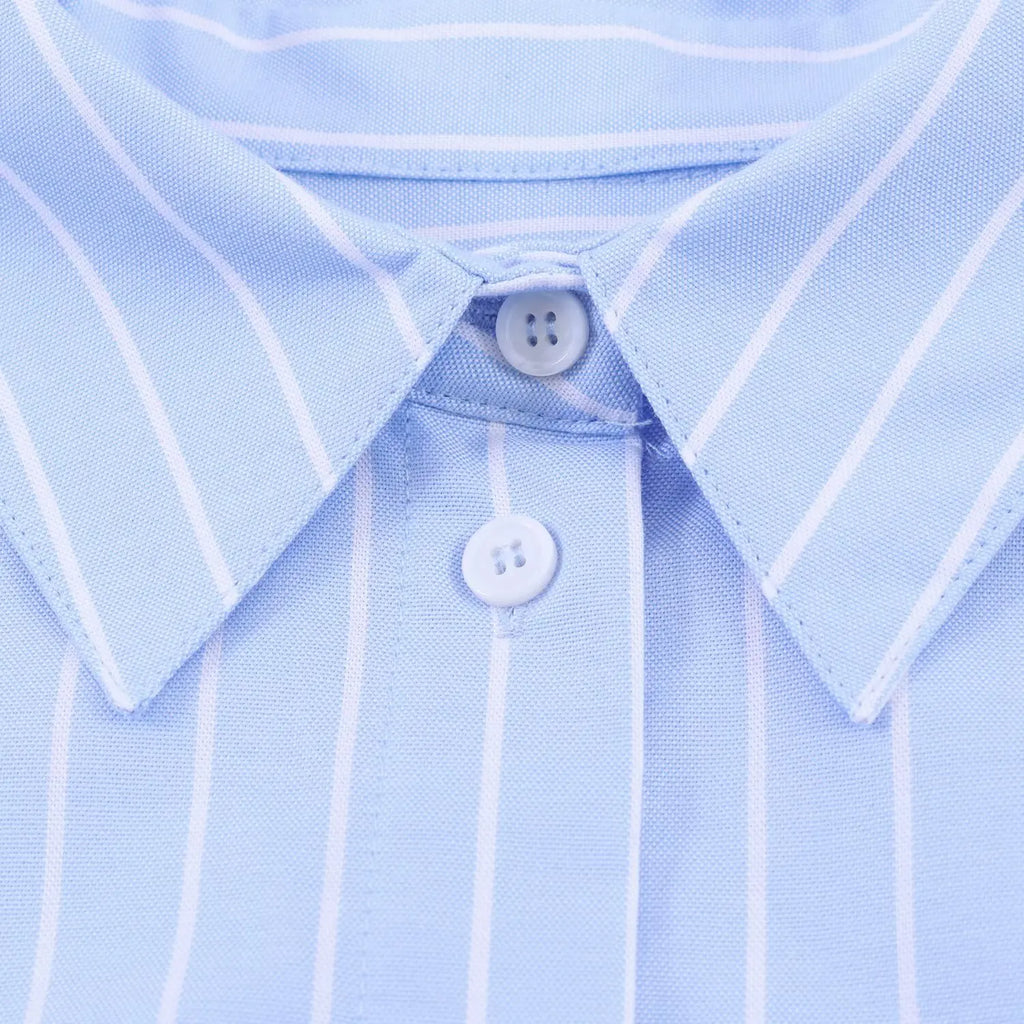 CAMICIA A RIGHE MANICHE BALLOON