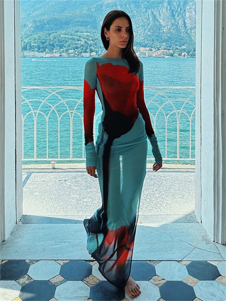 VESTITO TULLE FLOREALE