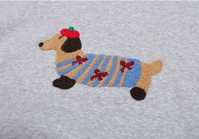 FELPA CON CAPPUCCIO BASSOTTO