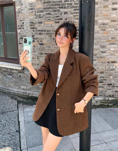 BLAZER IN VELLUTO