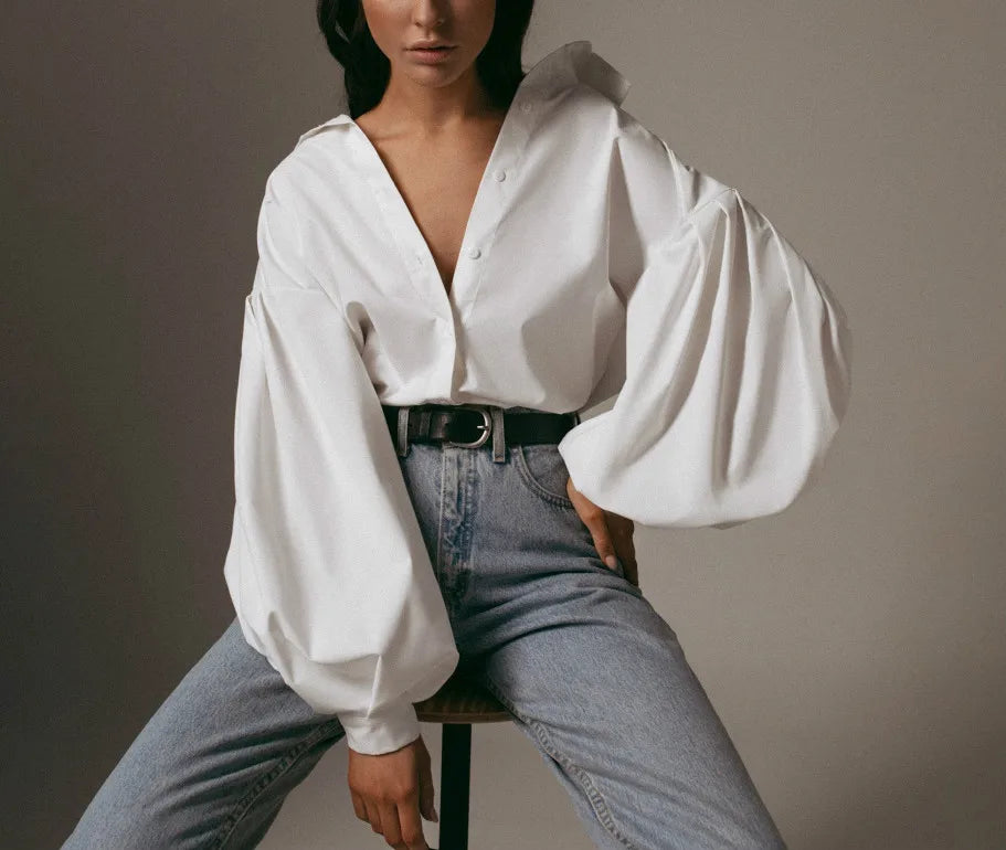 CAMICIA MANICHE VOLUMINOSE