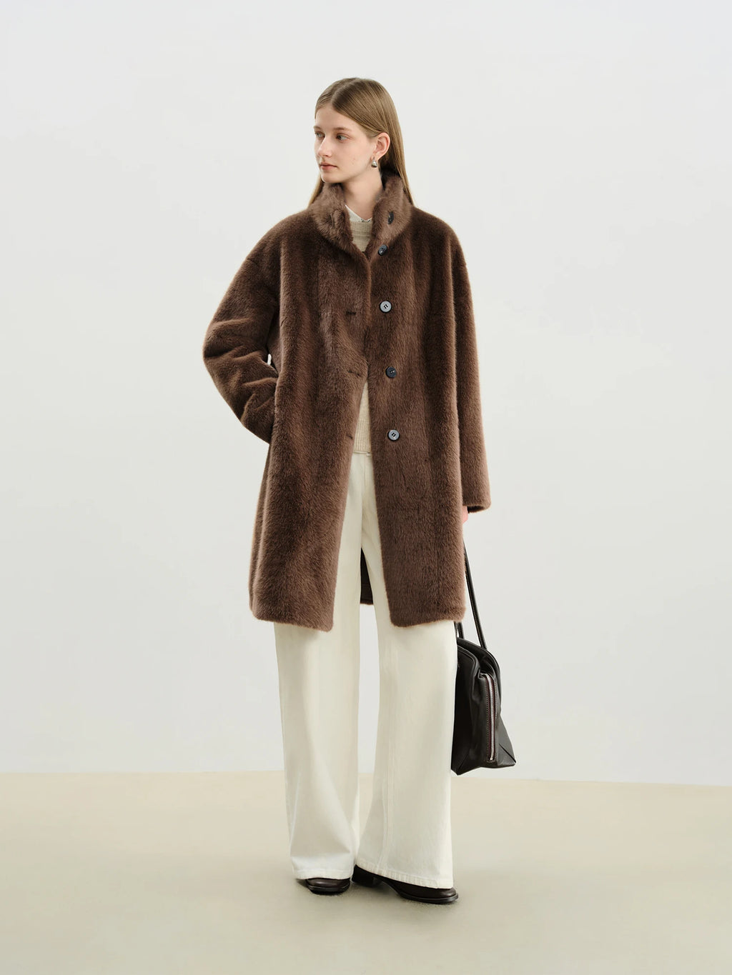 CAPPOTTO IN ECOPELLICCIA