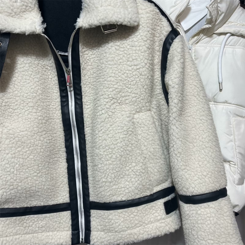 SYNTHETIC SHEEPSKIN JACKET