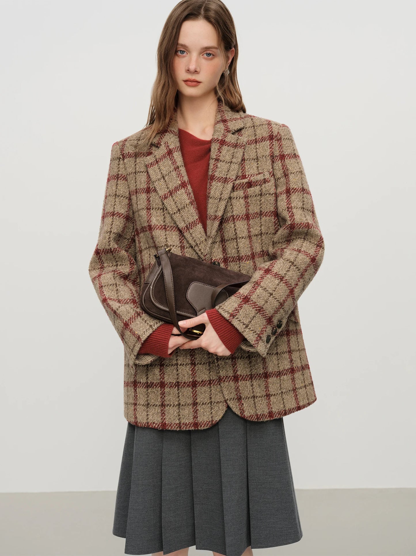 BLAZER COAT IN LANA