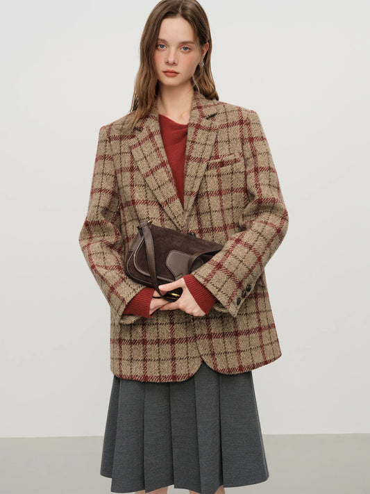 BLAZER COAT IN LANA